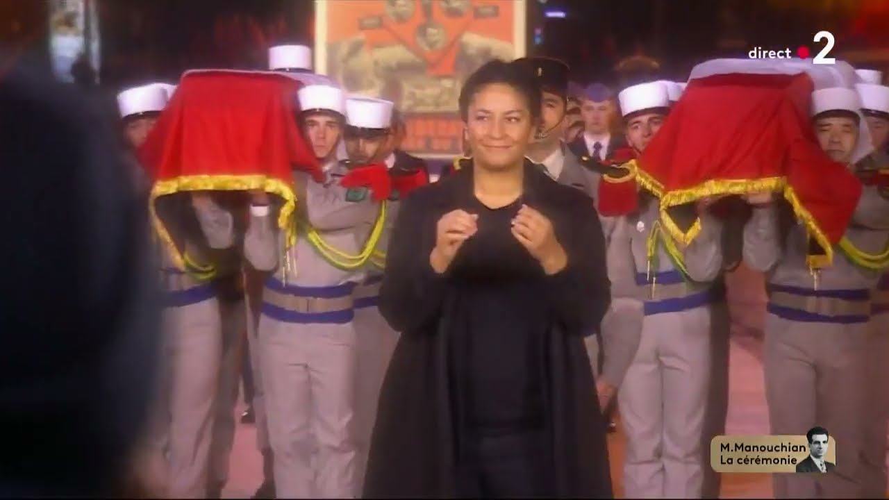 Ils sont tombés - Aznavour /  Manouchian - Panthéon 21/02/2024