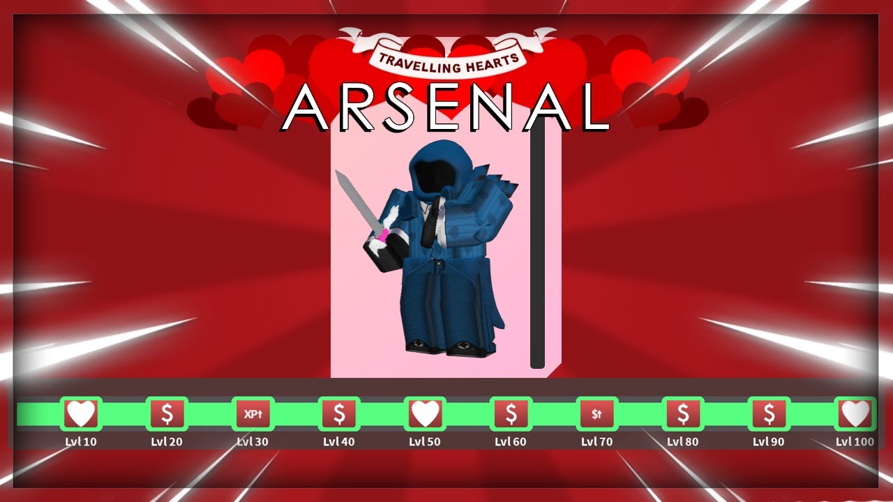 How to level up Seeker of Hearts Skin | Arsenal Traveling Hearts