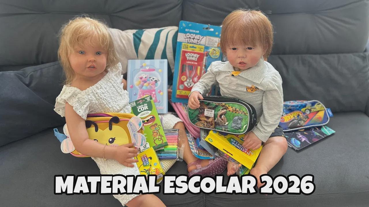 Compré útiles escolares para mis bebés reborn ¿Qué les compré?