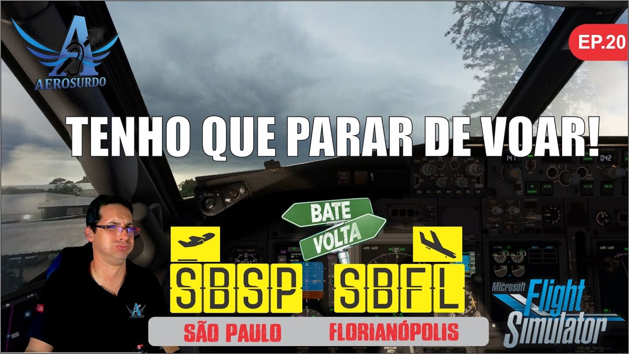 🎬🛬 T2 EP20 – Congonhas → Florianópolis: Missão Bate e Volta Interrompida!