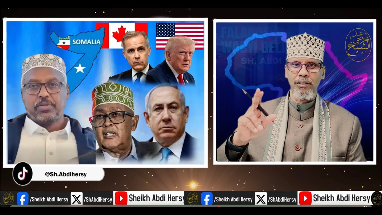 Khudbaddii Citiraafka Somaliland ee Sh Mustafe & Tii PM-ka Canada Mark Carney ee Adduunka Gilgishay!
