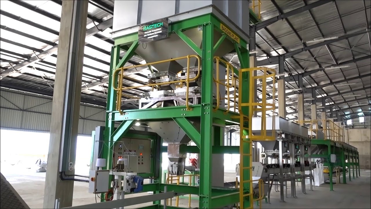 NPK Continuous Blending Plant with bagging by Bagtech in Africa