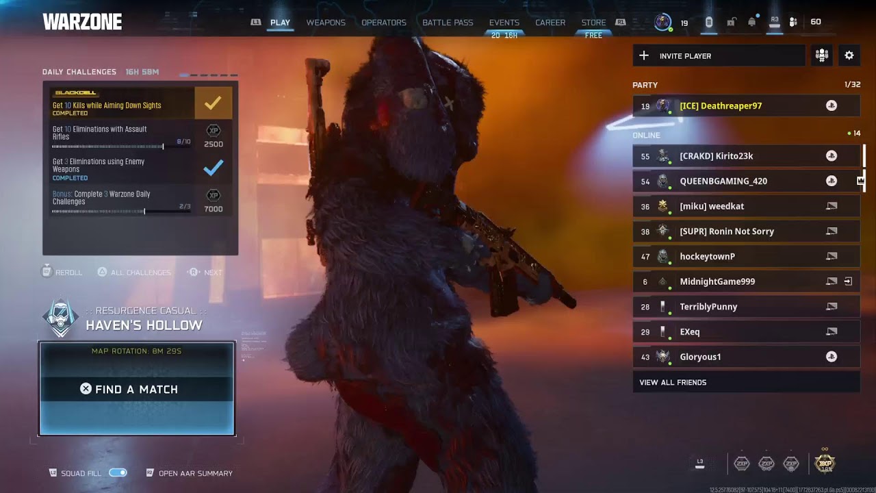 COD antics