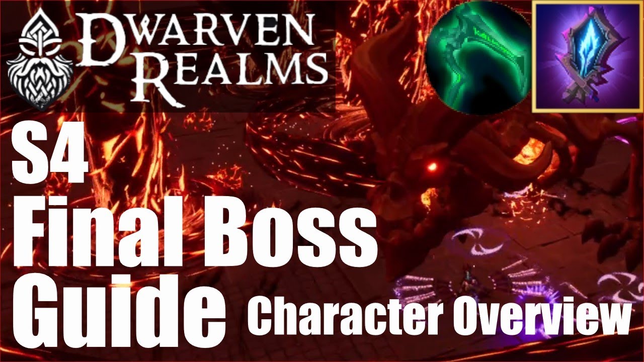 S4 | Final Boss | Scorch | Scythe | Spinning Blades | Build | Guide | Dwarven Realms