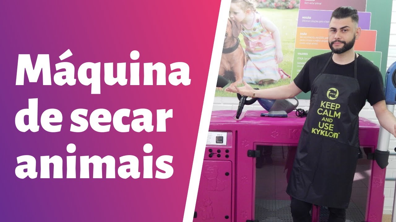 WILLIAM GALHARDE apresenta: a máquina de secar animais | Equipamentos Kyklon