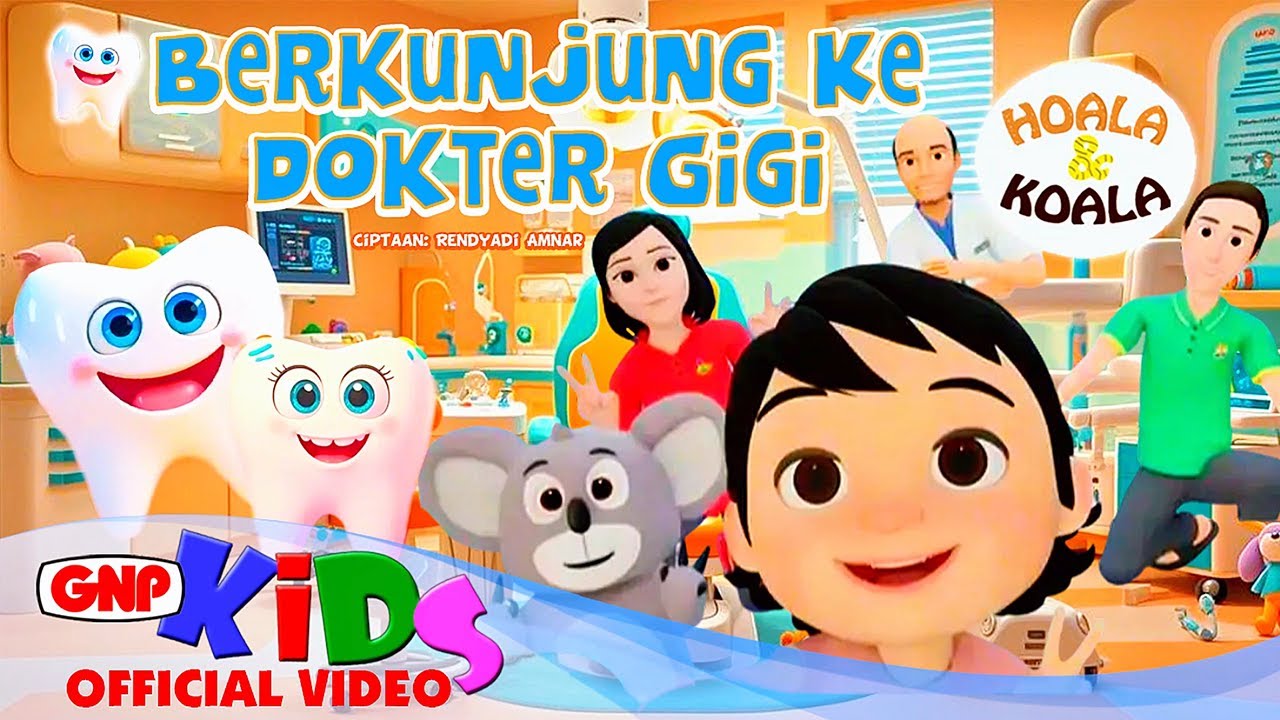 Hoala & Koala - Berkunjung ke Dokter Gigi | Lagu Anak Animasi Edukatif Indonesia