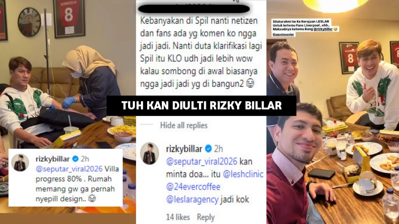GARA2 SOK TAU ! NETIJEN INI DIULTI RIZKY BILLAR !!!