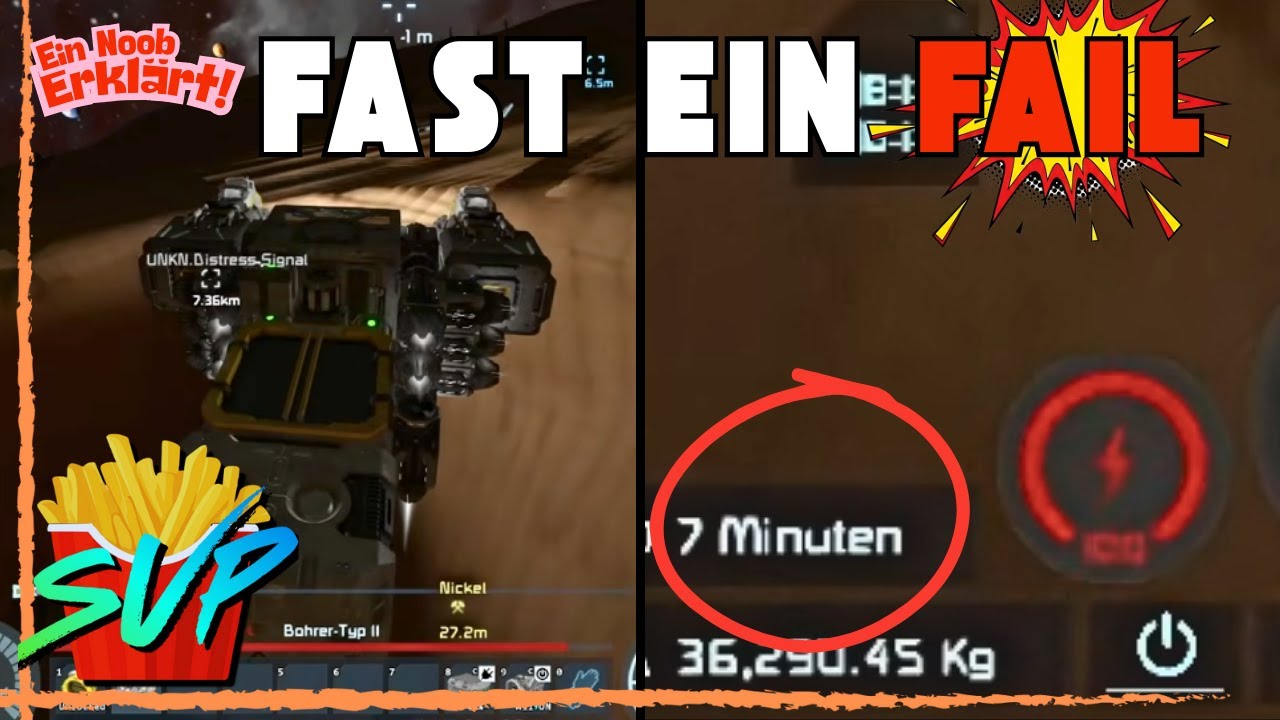 Mining-FAIL & Notfall-Upgrade: Mein Schiff ist zu schwer! 😱 | Space Engineers Noob erklärt #28