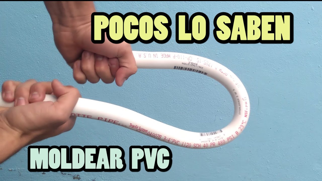 El mejor truco para DOBLAR O CURVAR tubos PVC PERFECTAMENTE