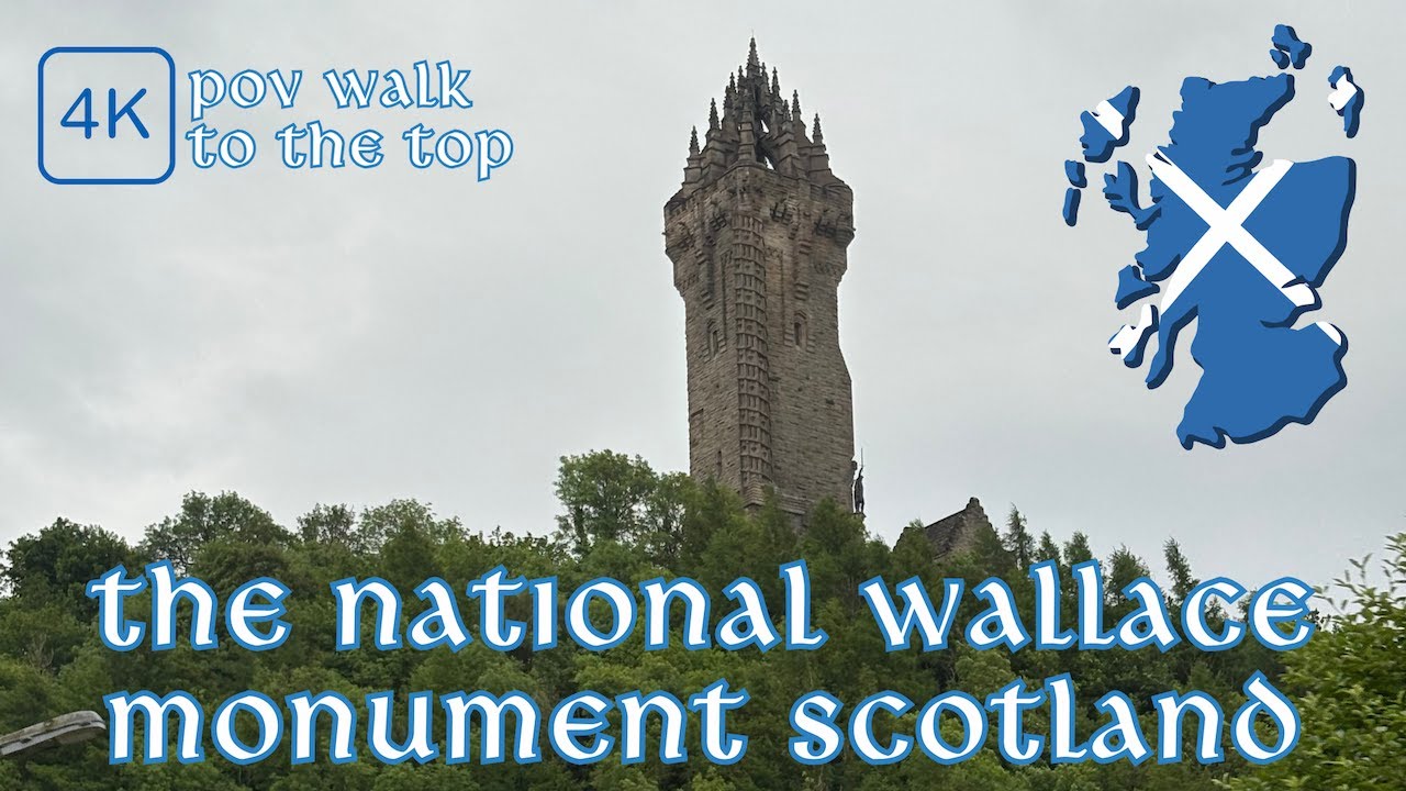 🏰 Wallace Monument Walkthrough | Explore Every Floor to the Top!