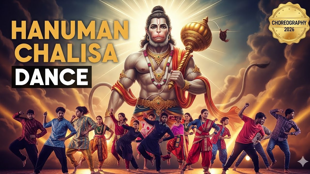 Powerful Hanuman Chalisa Dance Performance 2026 | Students Group Dance