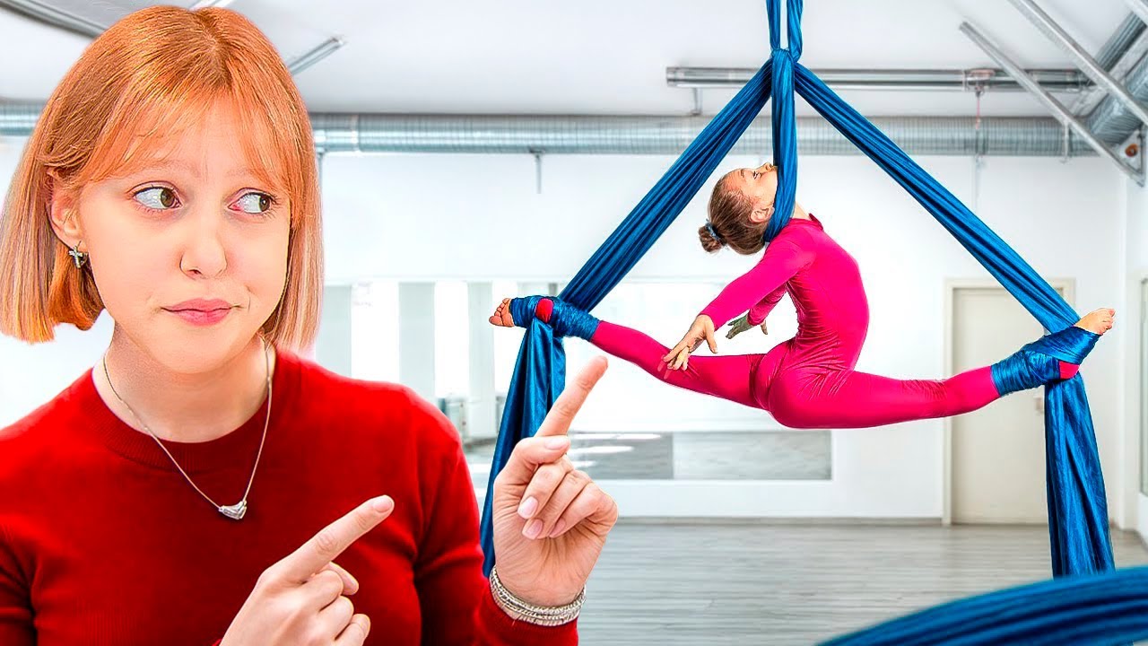 Флай Йога Челлендж 🧘‍♀️ 10 сек vs 10 мин vs 30 мин | Amelka Karamelka BG Collection