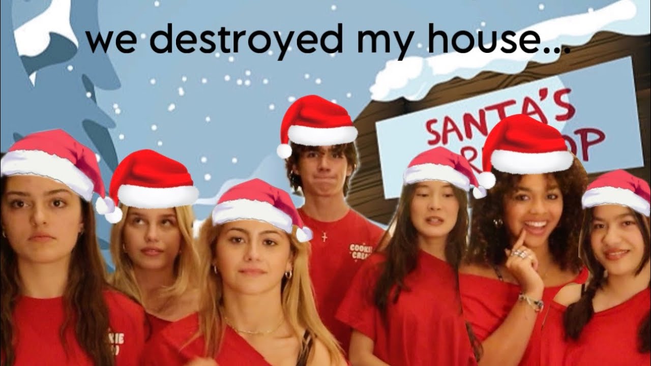 Deaf, Blind, Mute Challenge while making gingerbread houses
