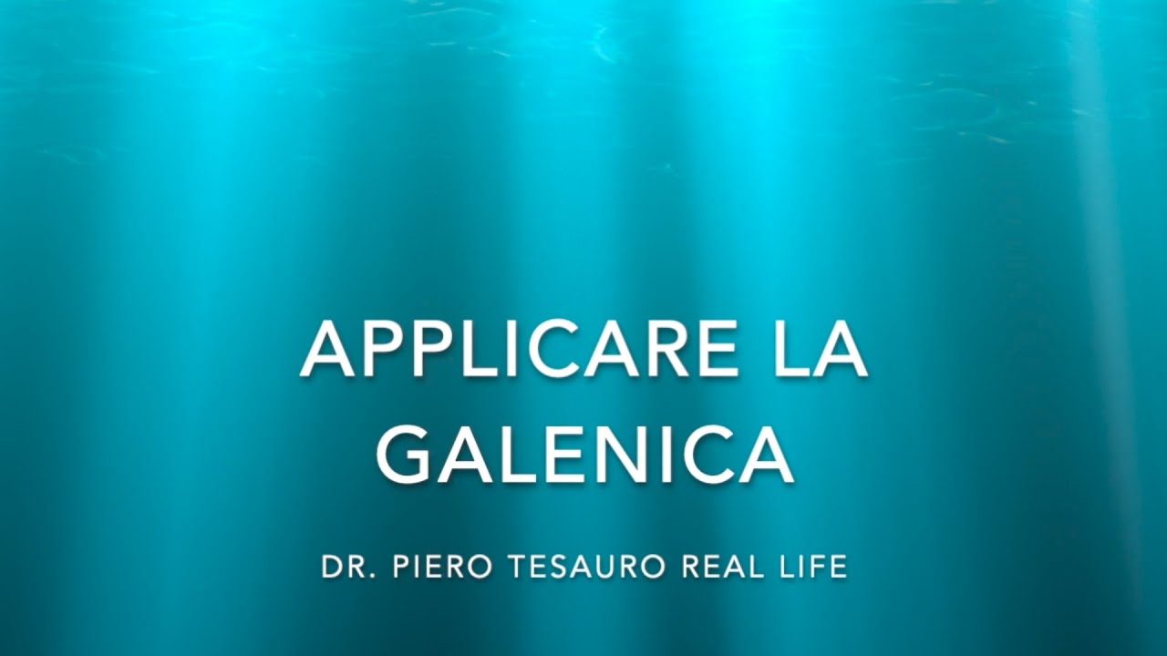 Dott. Piero Tesauro | Come applicare la lozione galenica
