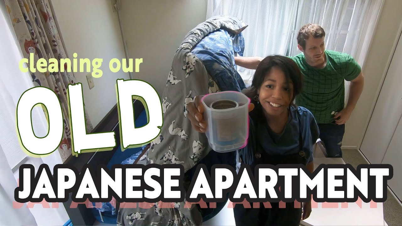 Cleaning our Old Japanese Apartment | Day in the Life VLOG