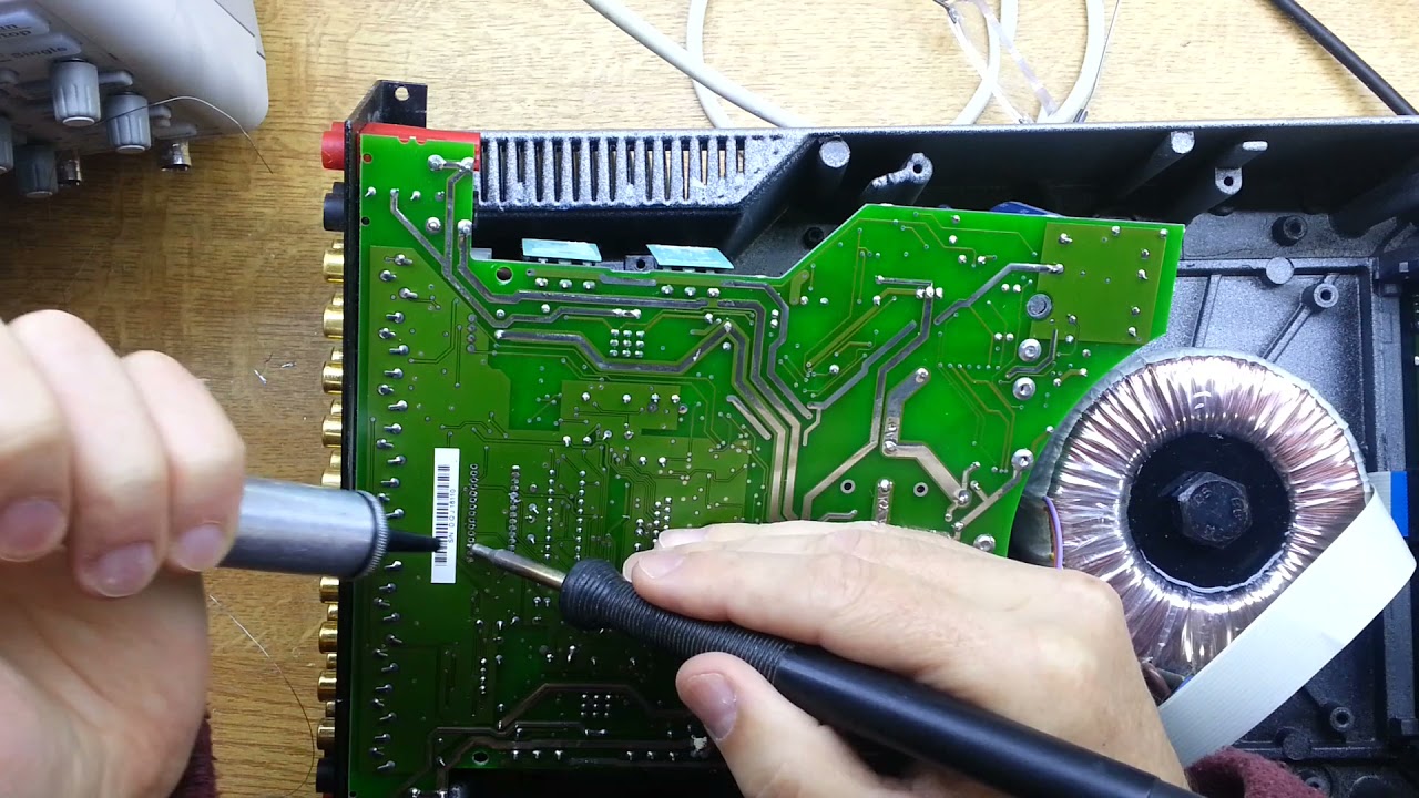 Repair of a Cyrus 6 Integrated Amplifier with no output
