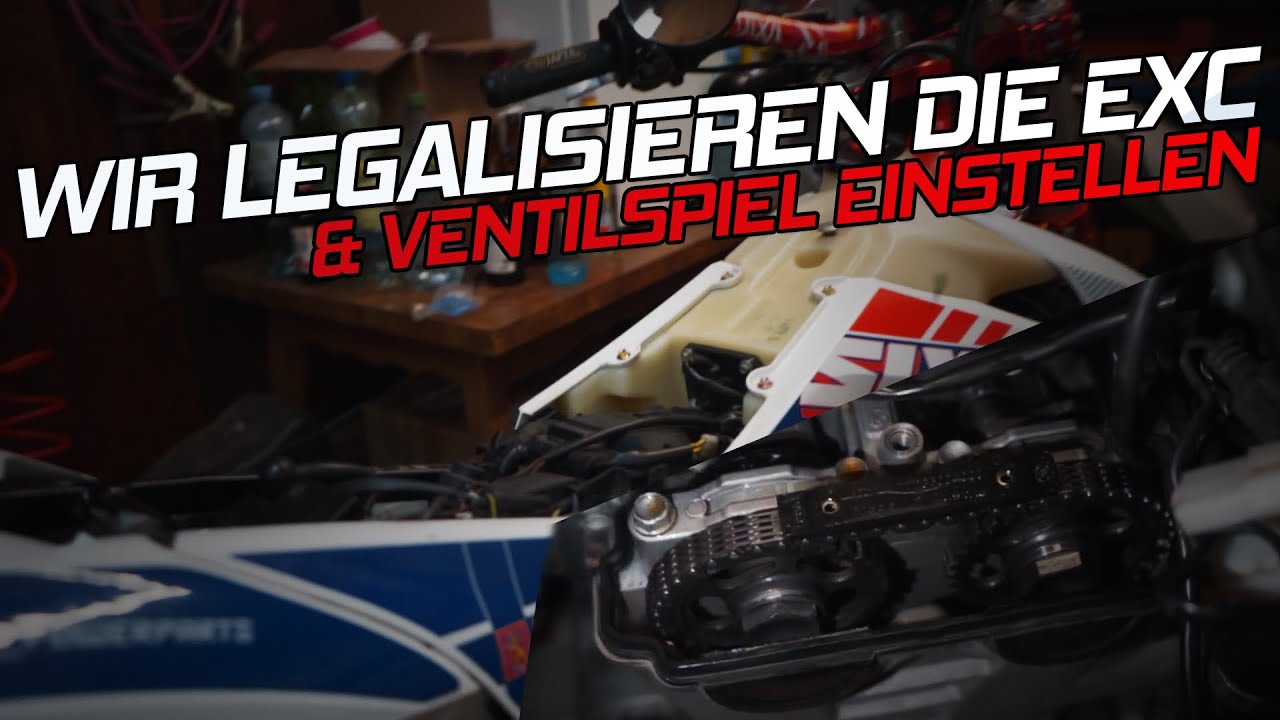 WIR LEGALISIEREN DIE KTM #1 Ventile einstellen & Zündkerze | PfuschItToTheLimit