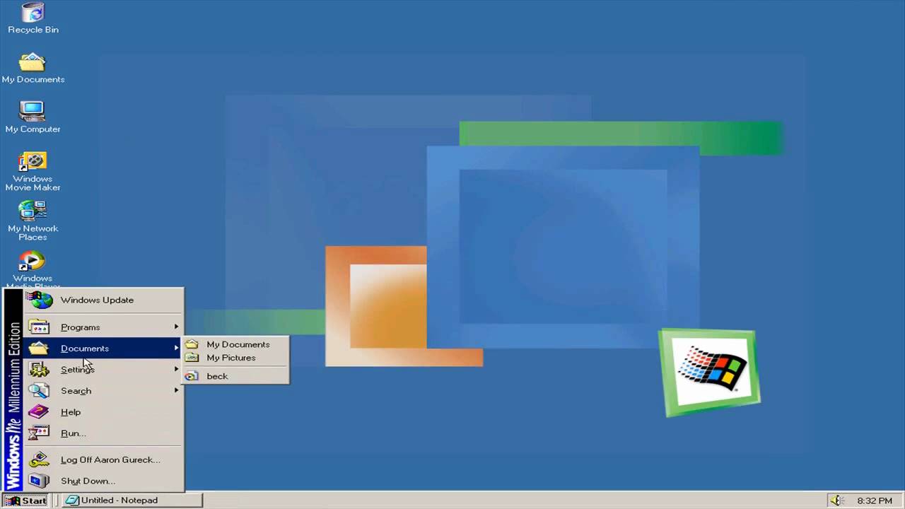 Virtual PC: Windows ME (Millennium Edition)