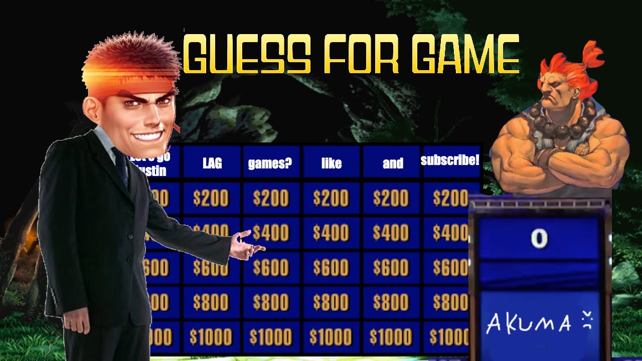 Akuma goes on Ryu's game show