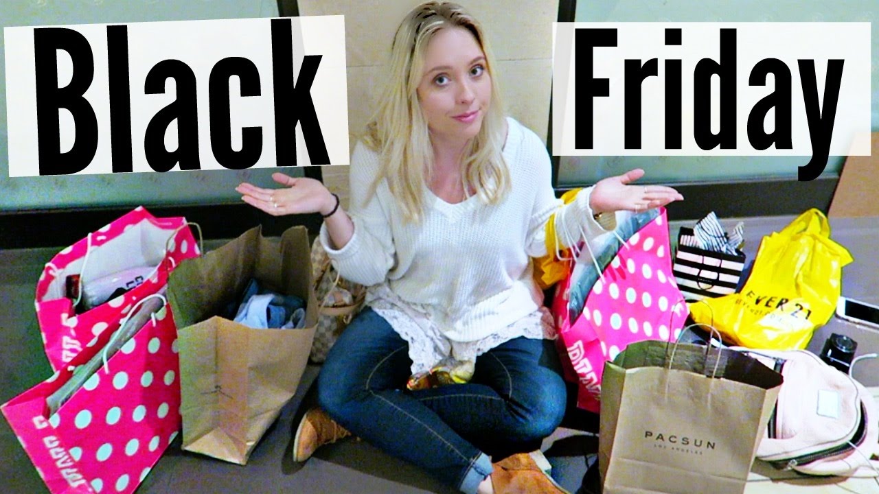 Black Friday Shopping With Alisha + Mia!