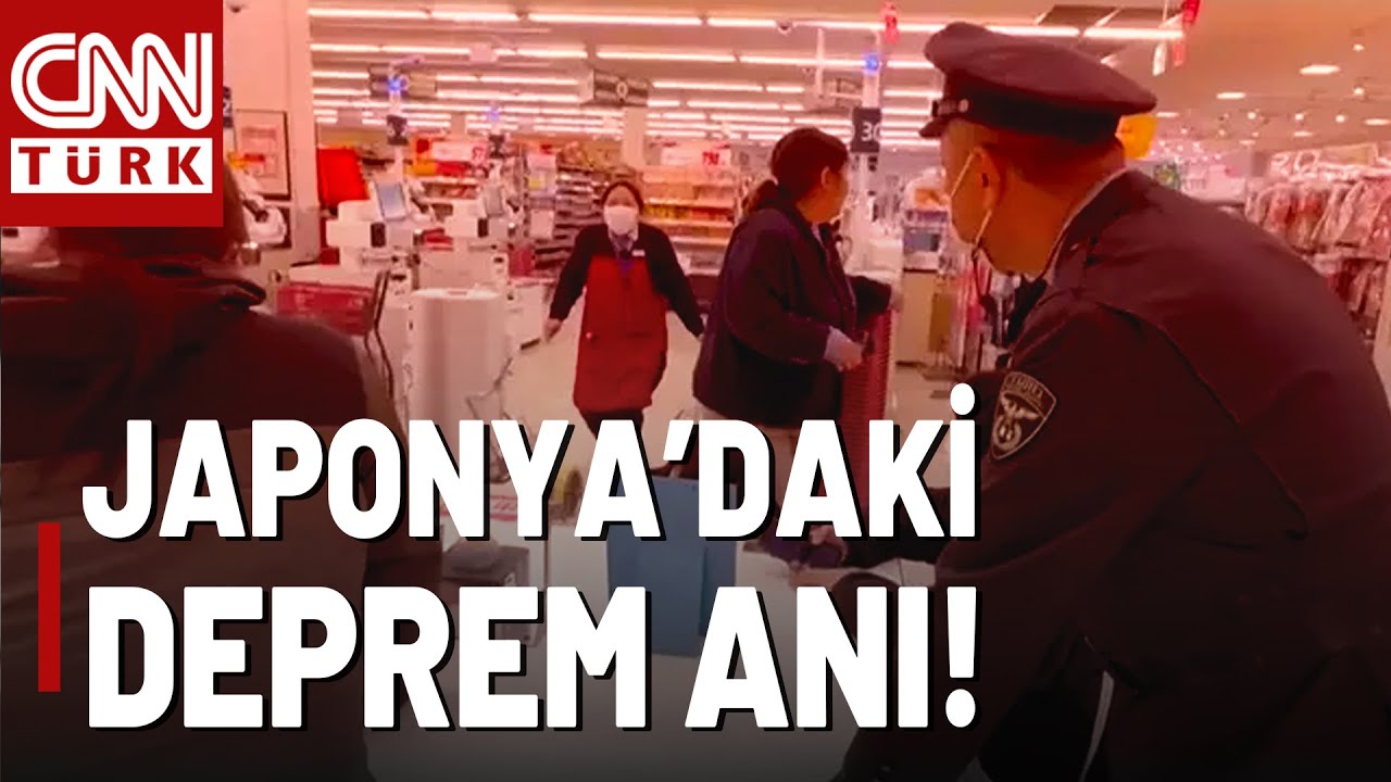 Beşik Gibi Sallandı!  Japonya'daki 7,5'lik Deprem Anı B&ouml;yle G&ouml;r&uuml;nt&uuml;lendi...
