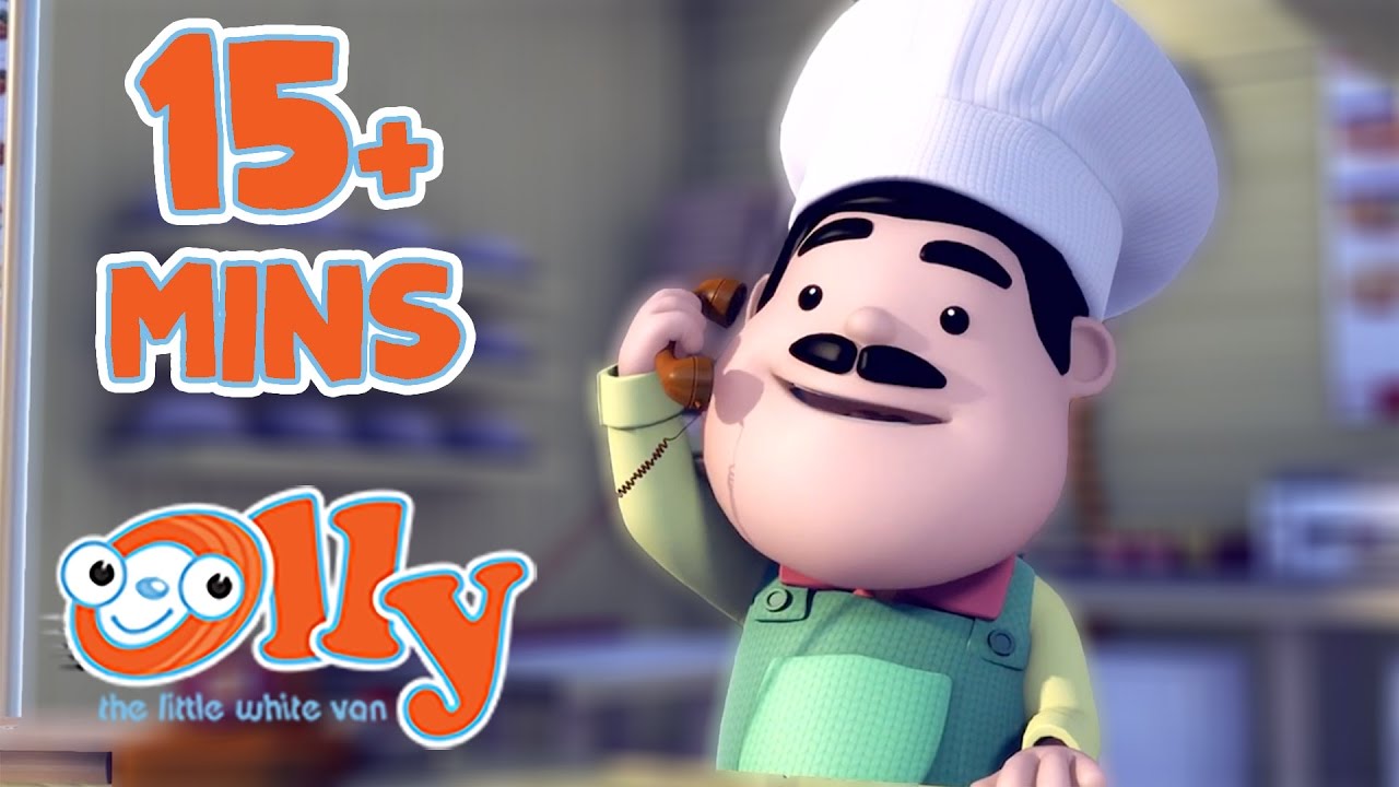 Olly The Little White Van - Meals on Wheels | 15+ minutes | Food with Olly
