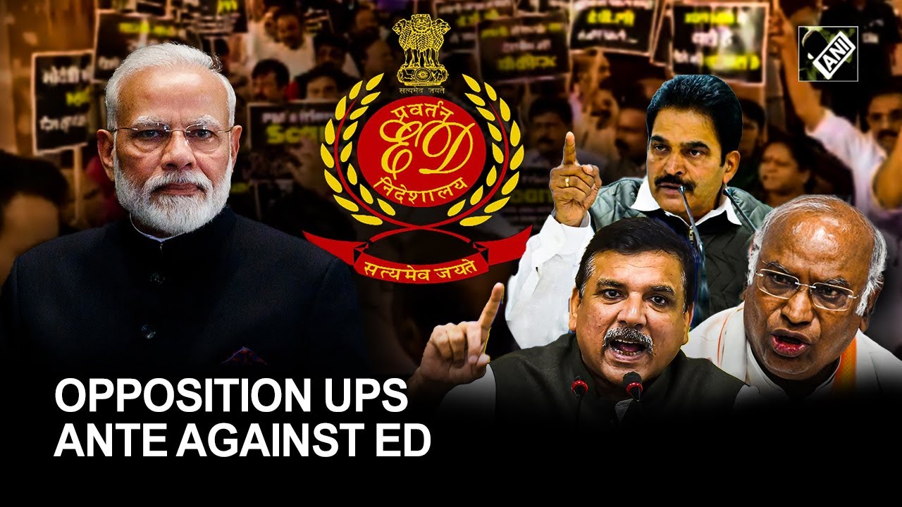 Opposition MPs intensify protest against central agencies, march from Parliament to ED office