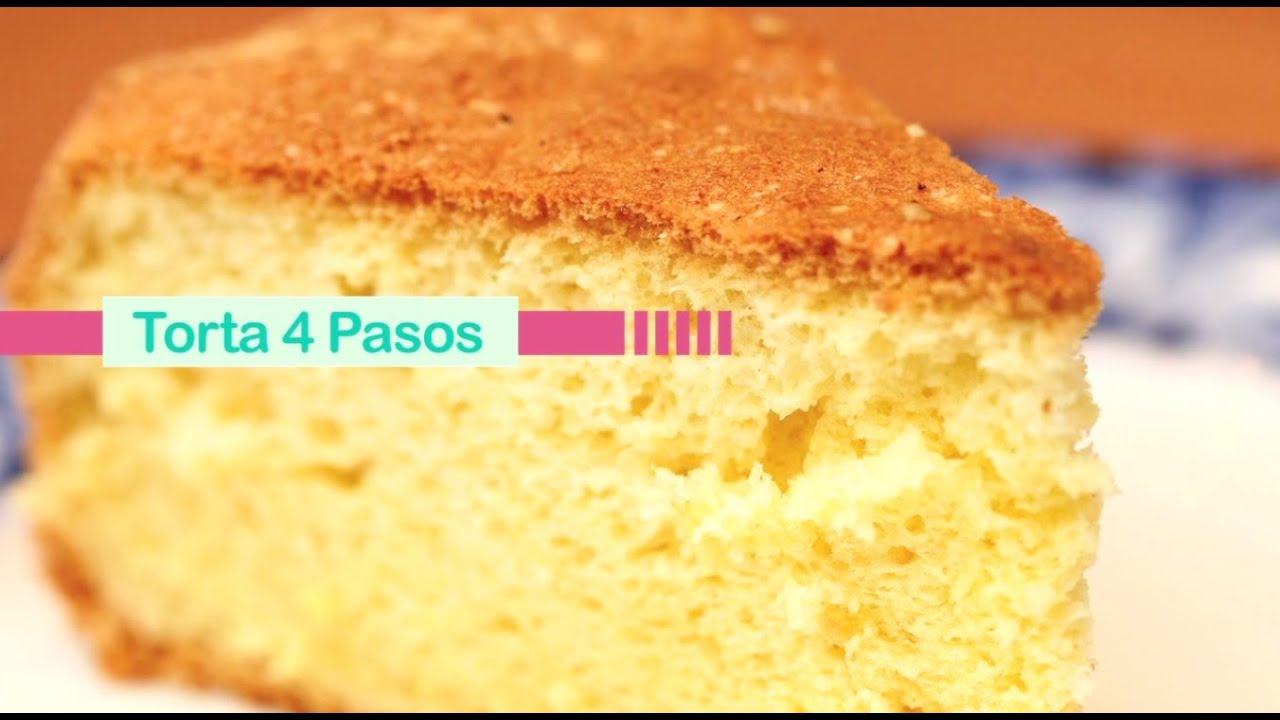 TORTA DE LOS 4 PASOS | Bizcochuelo | Proyecto Cook #4