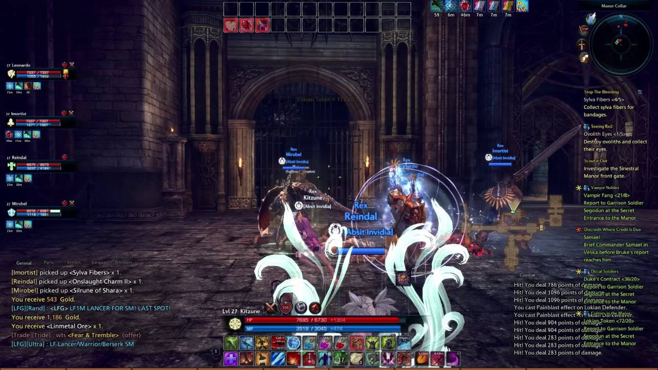 [TERA 2012 BETA] Sinestral Manor - first run with the guild
