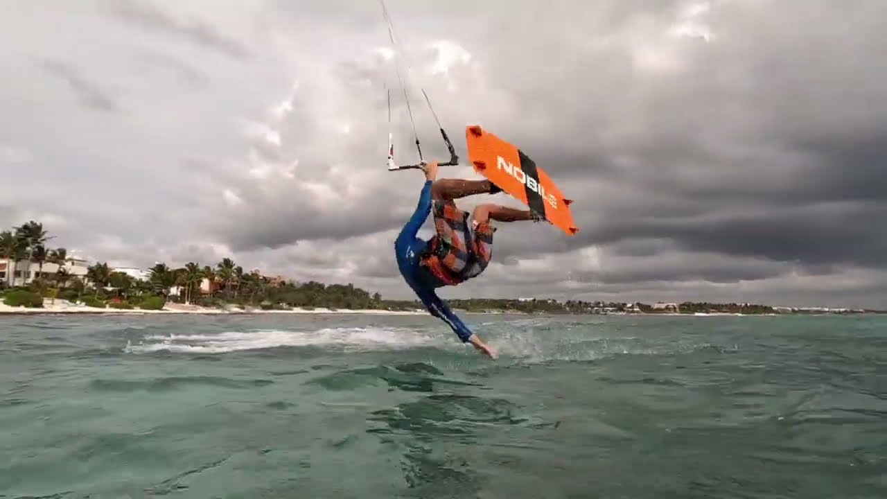 Kiteboarding in Tulum (January 2022)