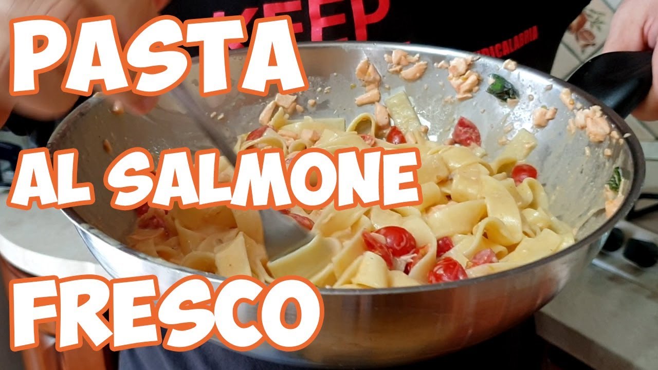 Pappardelle al Salmone Fresco in 10 minuti Ricetta Facile e Veloce