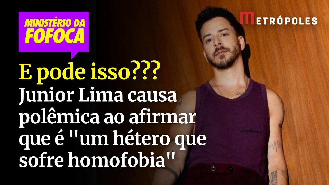 Junior Lima causa polêmica ao afirmar que é 