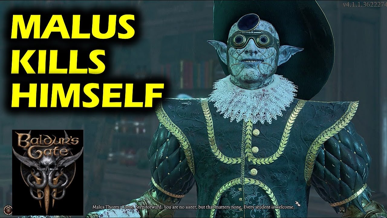 Как легко победить Малуса Торма (Малус убивает себя) | Baldur's Gate 3: Босс «Дом исцеления»
