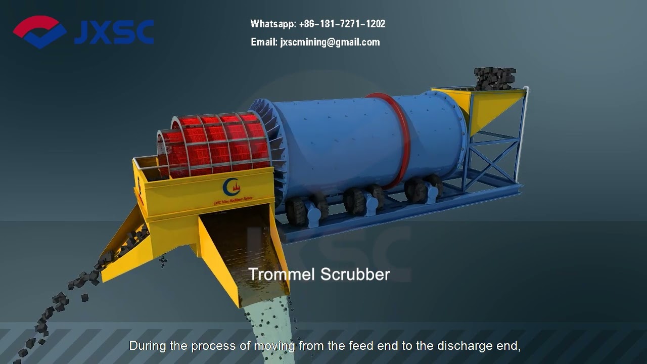 Trommel Scrubbers, Screening & Washing Minerals With High Mud