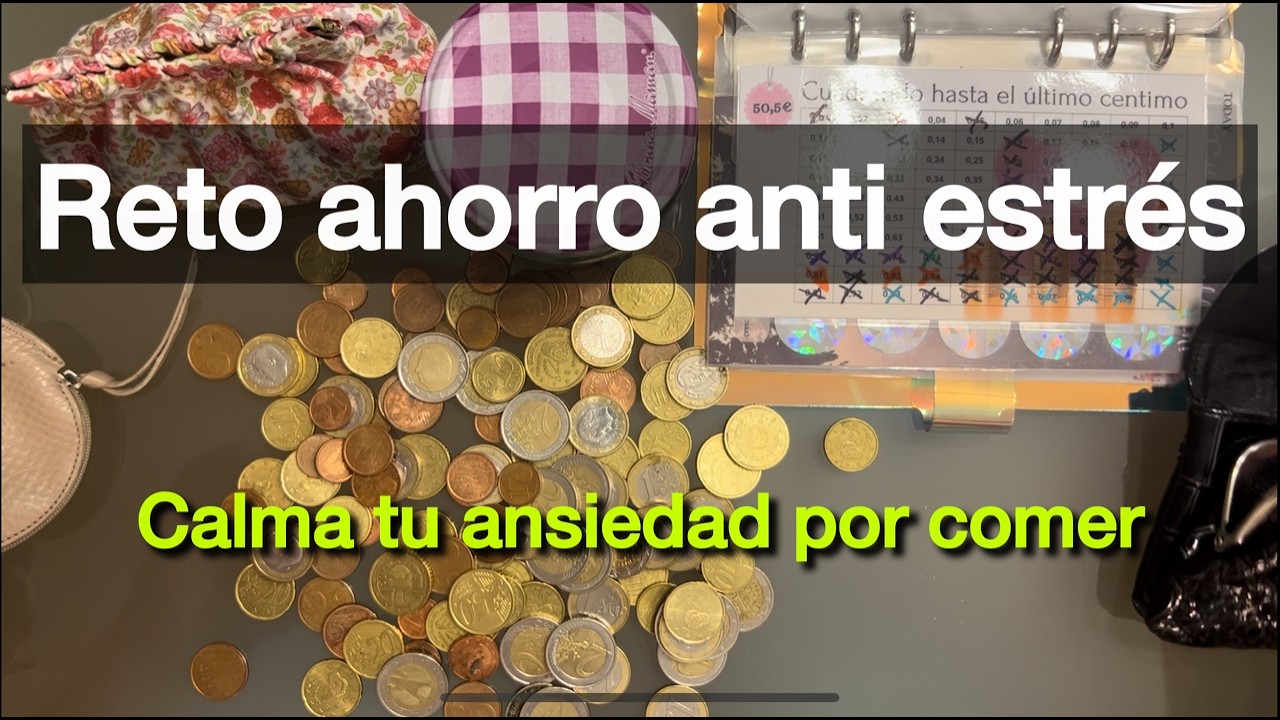 Cómo calmar tu ansiedad ahorrando | retos de ahorro asmr saving challenges