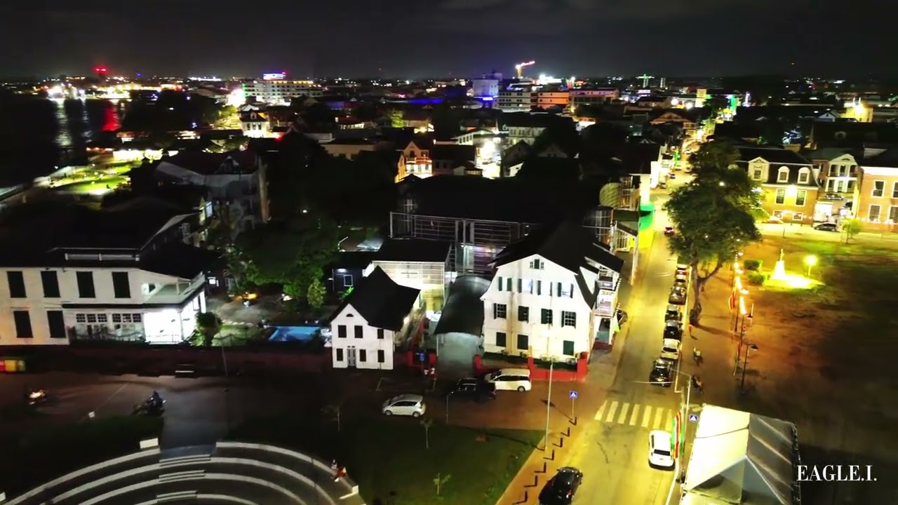 Waterkant & Omgeving @ Night | Paramaribo-Suriname