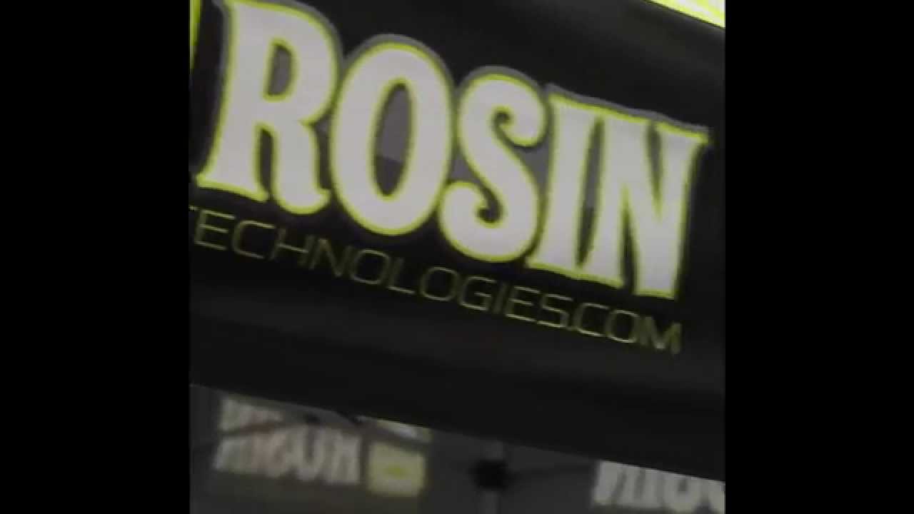 Rosin Technologies at Chalice 2015 Using the Pneumatic Rosin Hash Press