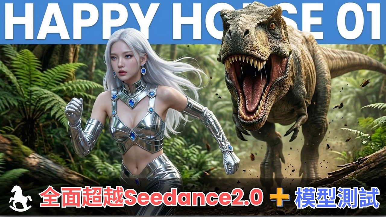 Happy Horse 01開源影片模型: 全面超越Seedance2.0，支持文本/圖像生成影片，支持真人圖像參考，速度更快，成本更低，模型全面測試