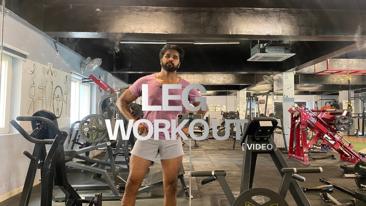 Leg workout | gym workout videos telugu | leg workout telugu 
