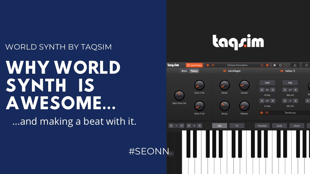 Why World Synth (Taqsim) is a great app (for iPhone and iPad) | Making a latina type beat Garageband