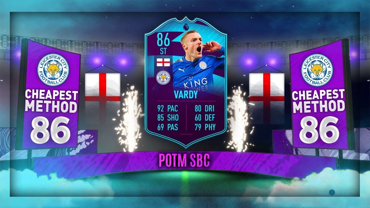 JAMIE VARDY POTM  | SBC  | FIFA 20 - Premier League Player of the Month