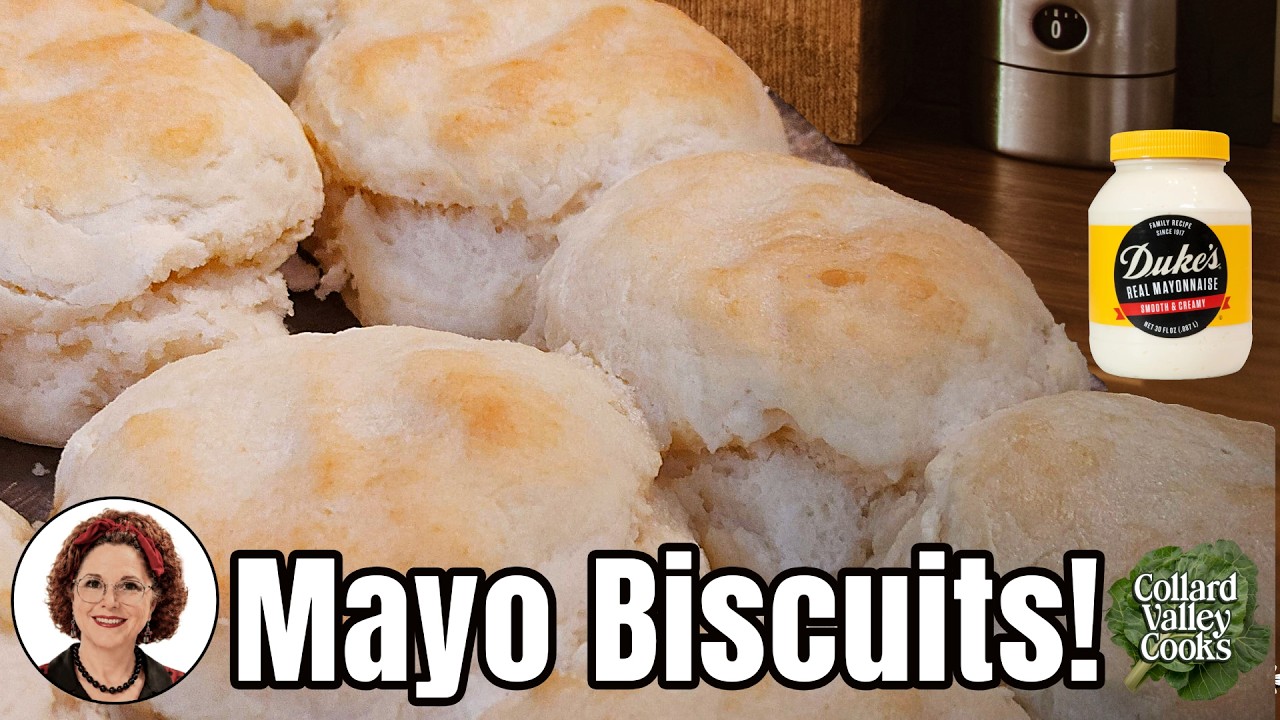 Southern Mayo Biscuits - Soft & Fluffy - Old Fashioned Southern Cooking