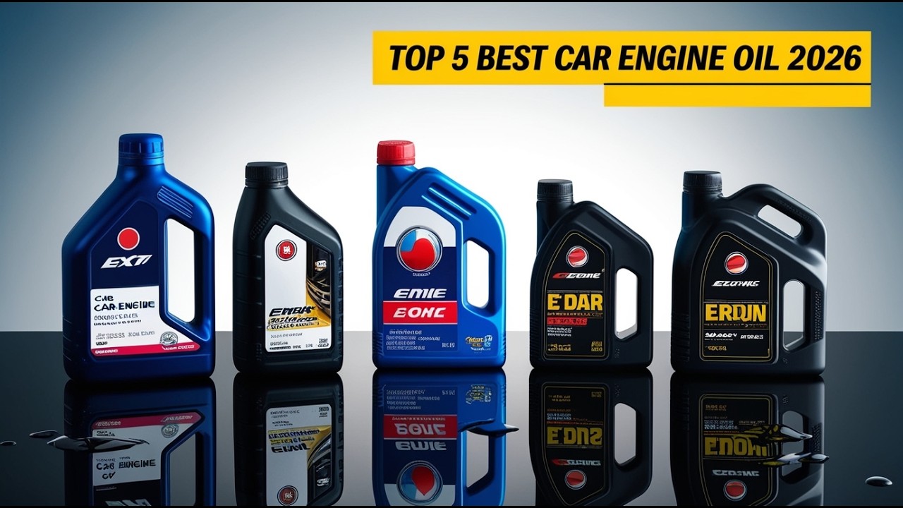 Top 5 Best Car Engine Oil 2026 | Best Synthetic Motor Oils
