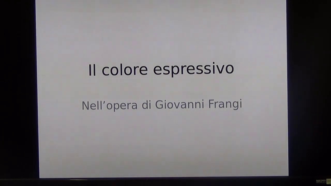 Il colore espressivo di Giovanni Frangi
