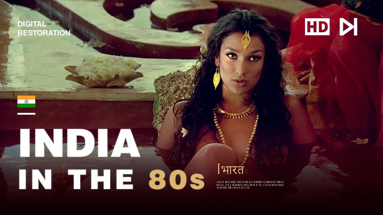 Colorfull INDIA in the 80s & 90s | Restored footage