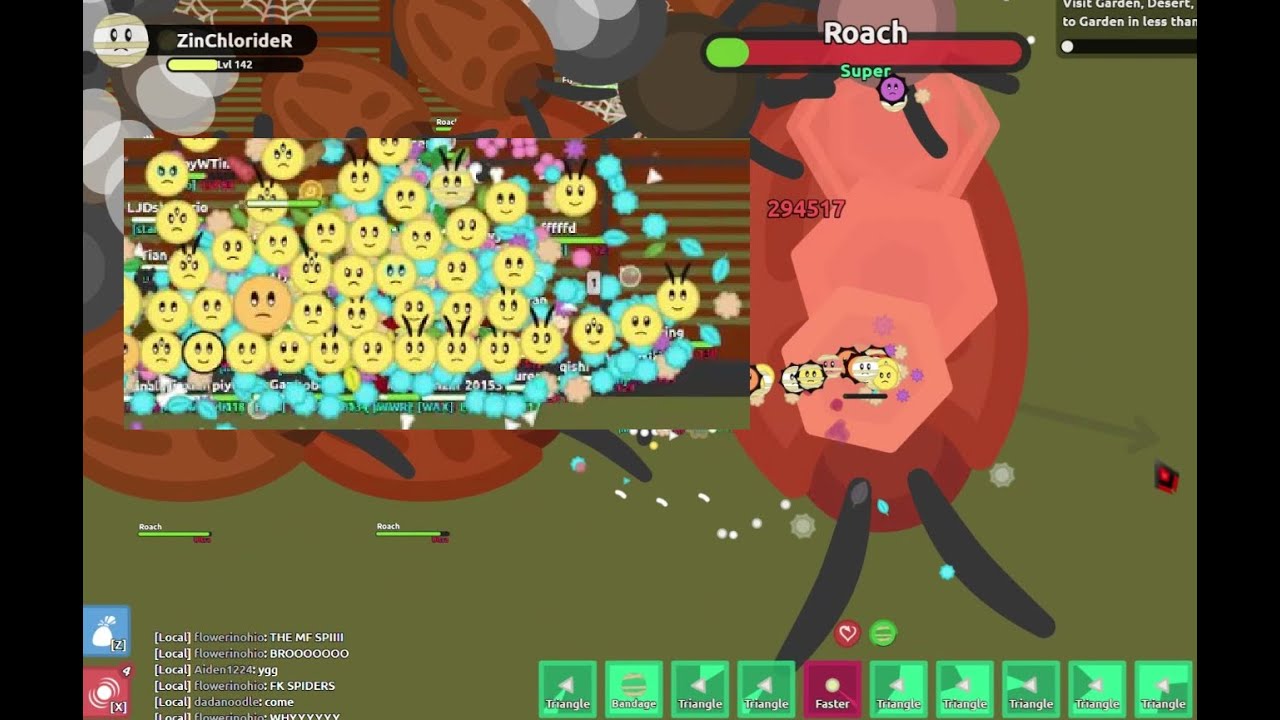 【florr.io】ZinChlorideR | Why do I hate mana bombers so much (Trailer)