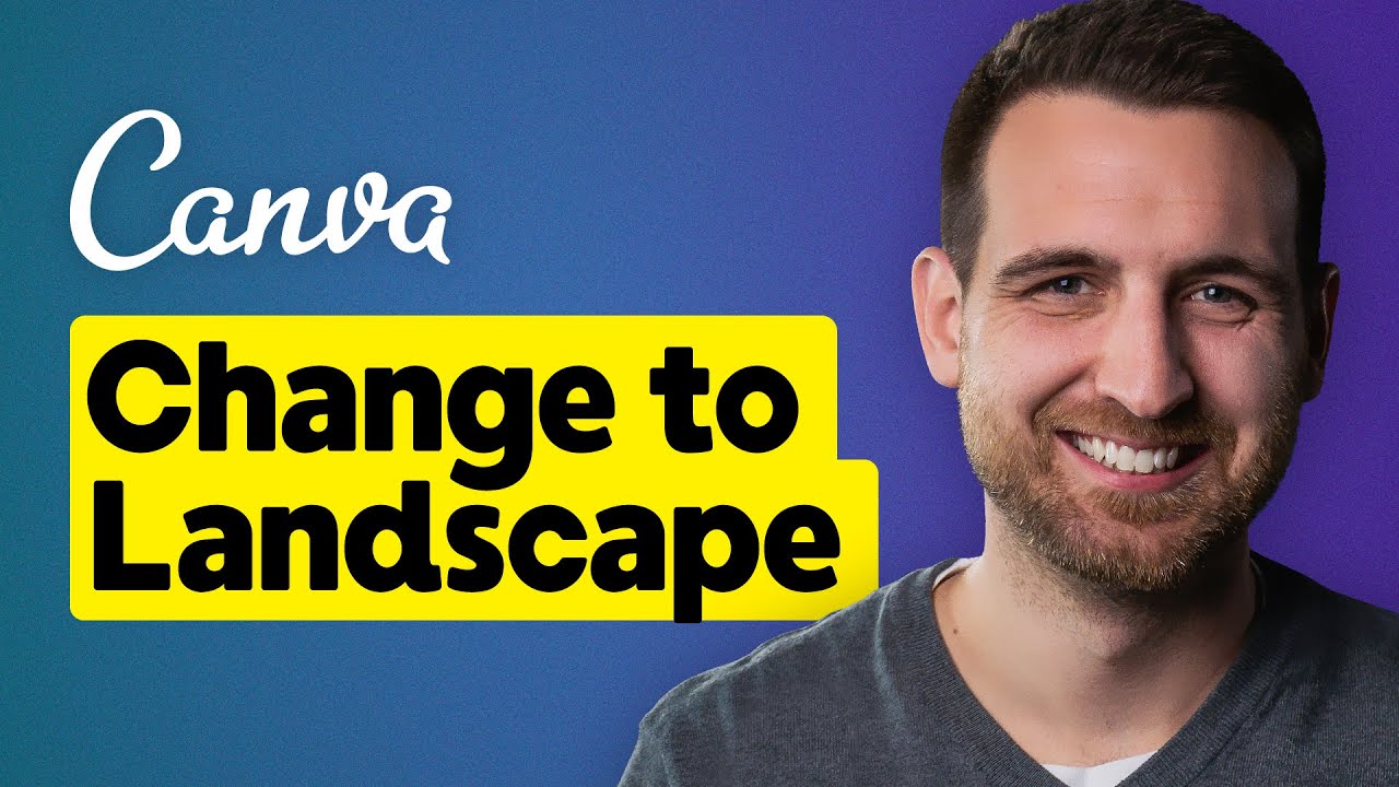 Как изменить ориентацию на альбомную в Canva