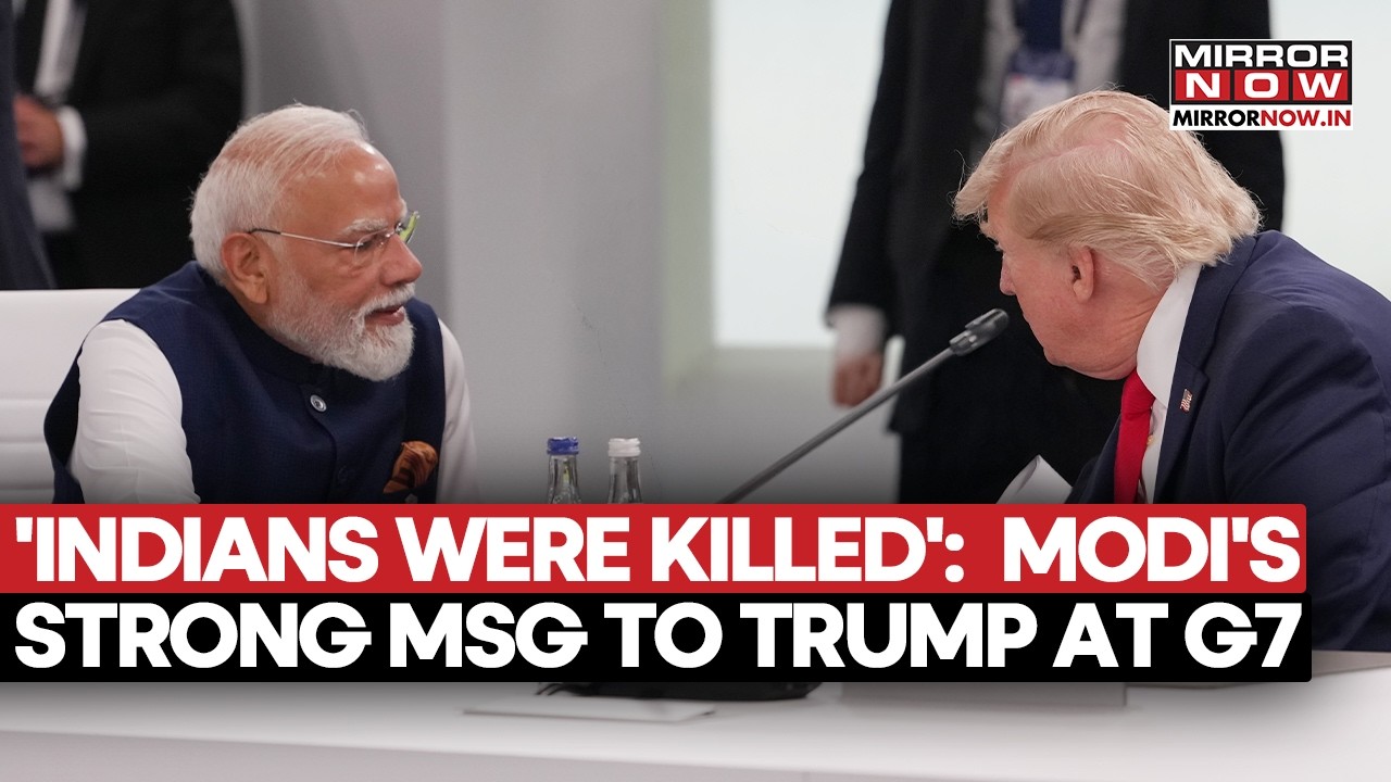 PM Modi Flags Death Of Indian Seafarers At G7, Sends Strong Message To Trump Amid Tensions