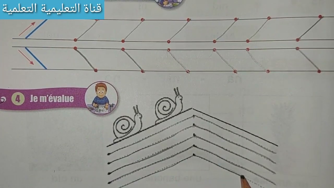Graphisme / Écriture / Copie - page 74 - 75 Dire faire et agir 1er AEP اللغة الفرنسية الأول ابتدائي