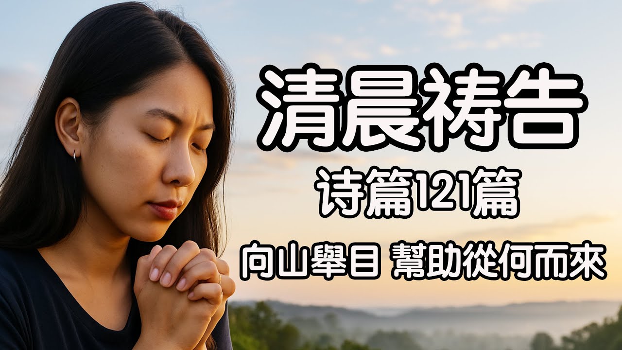 清晨祷告｜向山舉目，幫助從何而來｜詩篇121篇清晨祷告 #清晨祷告#诗篇121篇#每日灵修#早晨祷告#圣经经文#诗篇朗读#清晨禱告 #詩篇禱告 #每日靈修